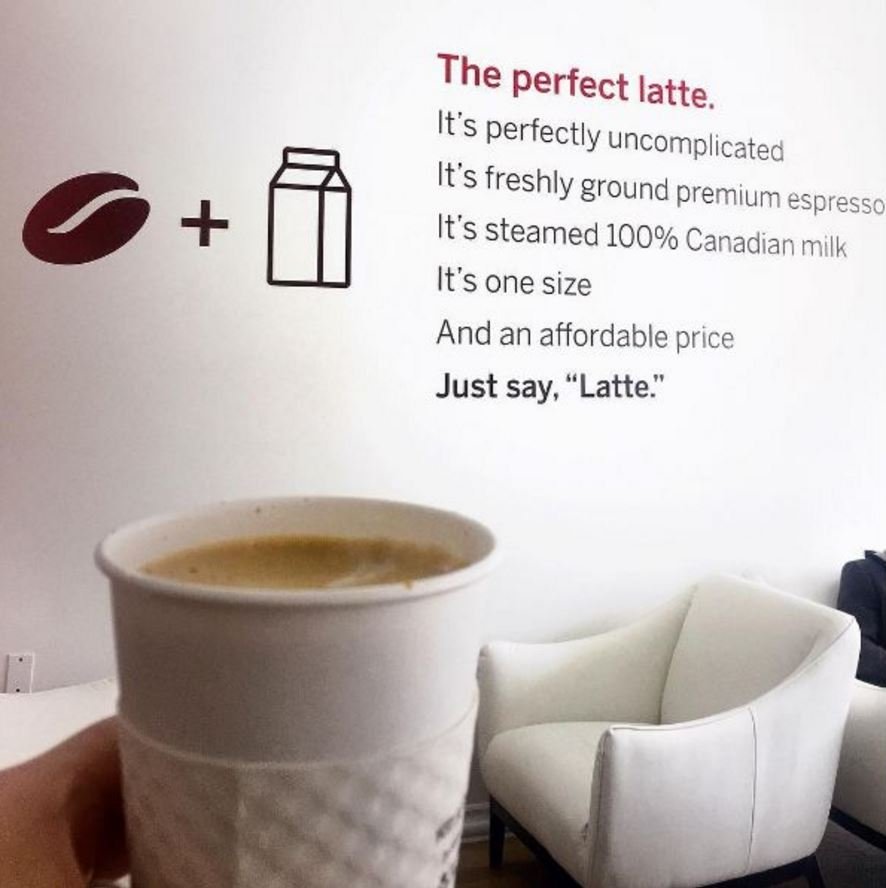 Tim Hortons Sells "Perfectly Uncomplicated Lattes"