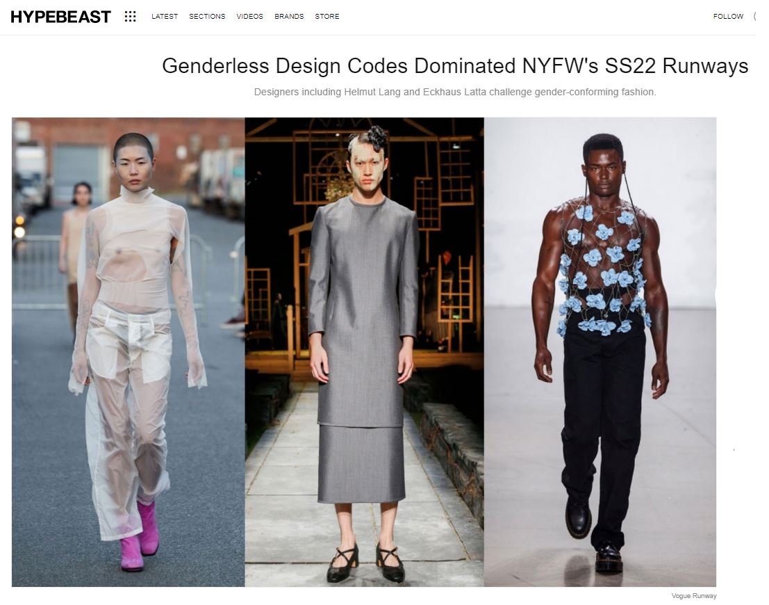 How Genderless Design Is Taking Over Fashion