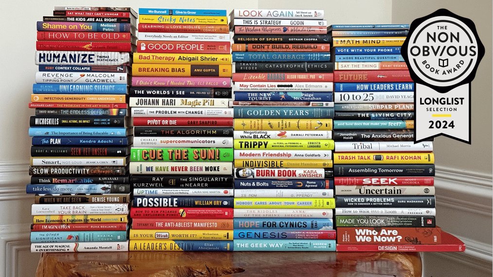The 2024 Non-Obvious Book Awards Longlist