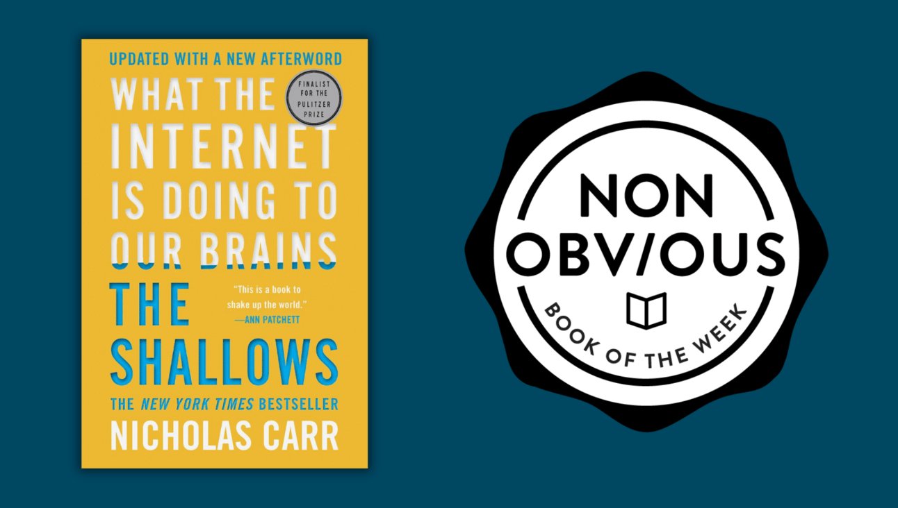 The Shallows: What The Internet Is Doing To Our Brains by Nicholas Carr