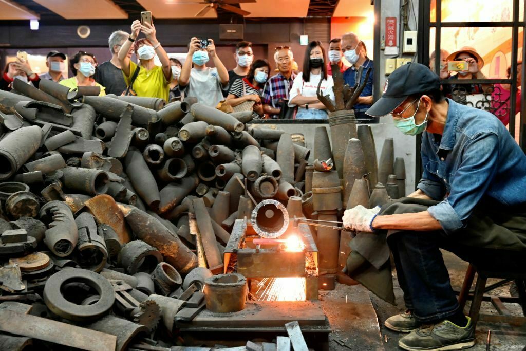 Blacksmith Turns Decades of Chinese Bombs Into Kitchen Utensils