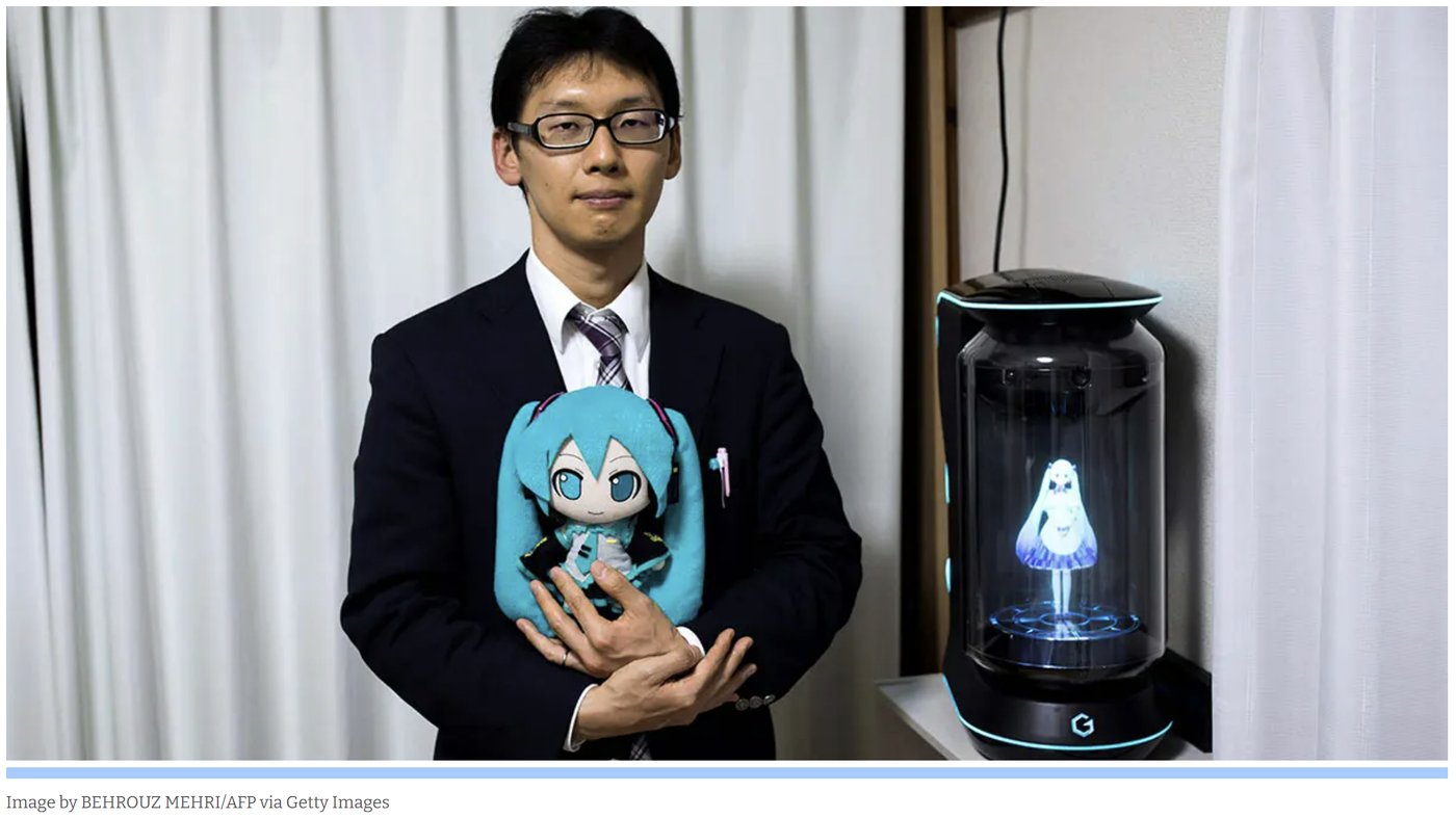 Man Married To Hologram Can't Talk To Wife Due To Software Glitch
