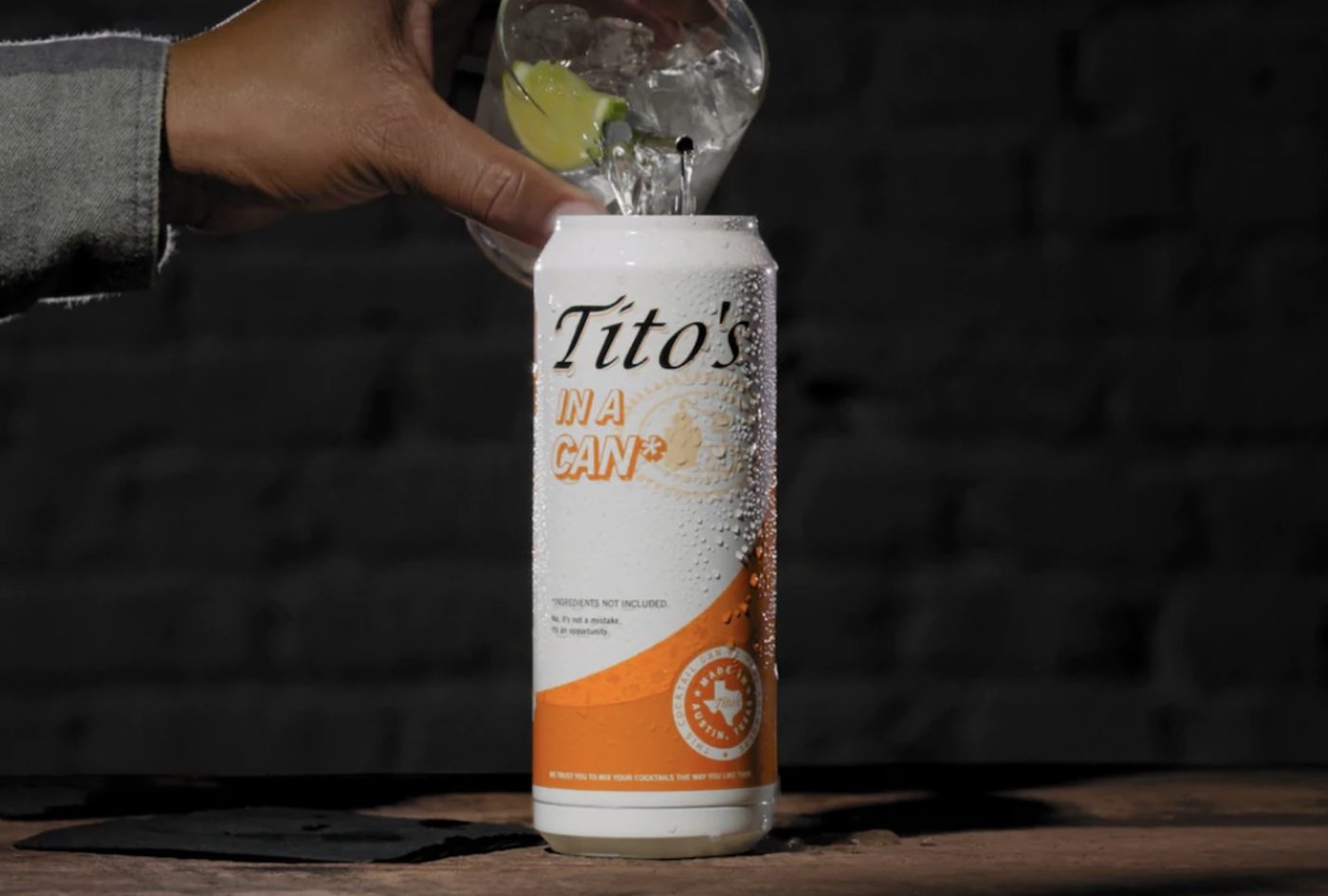 Just In Time For Summer ... Tito's Vodka Sells Empty Cans?