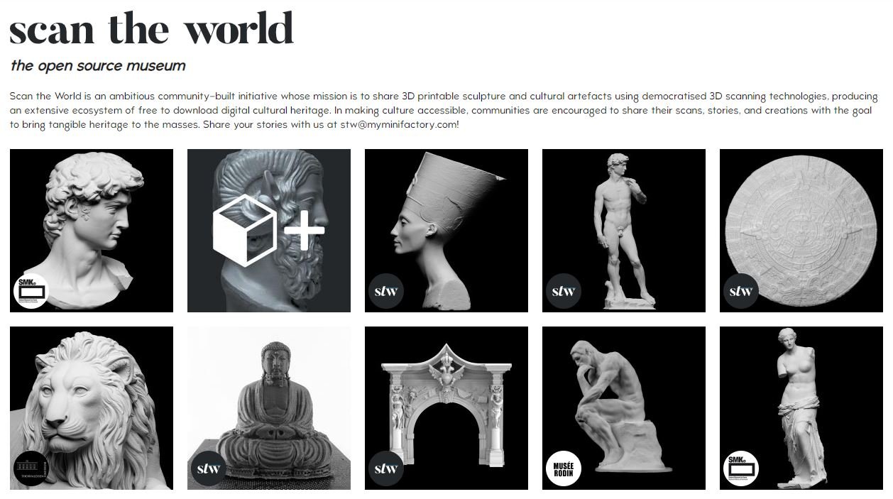 Decorate Your Space By 3D Printing The World's Greatest Artwork