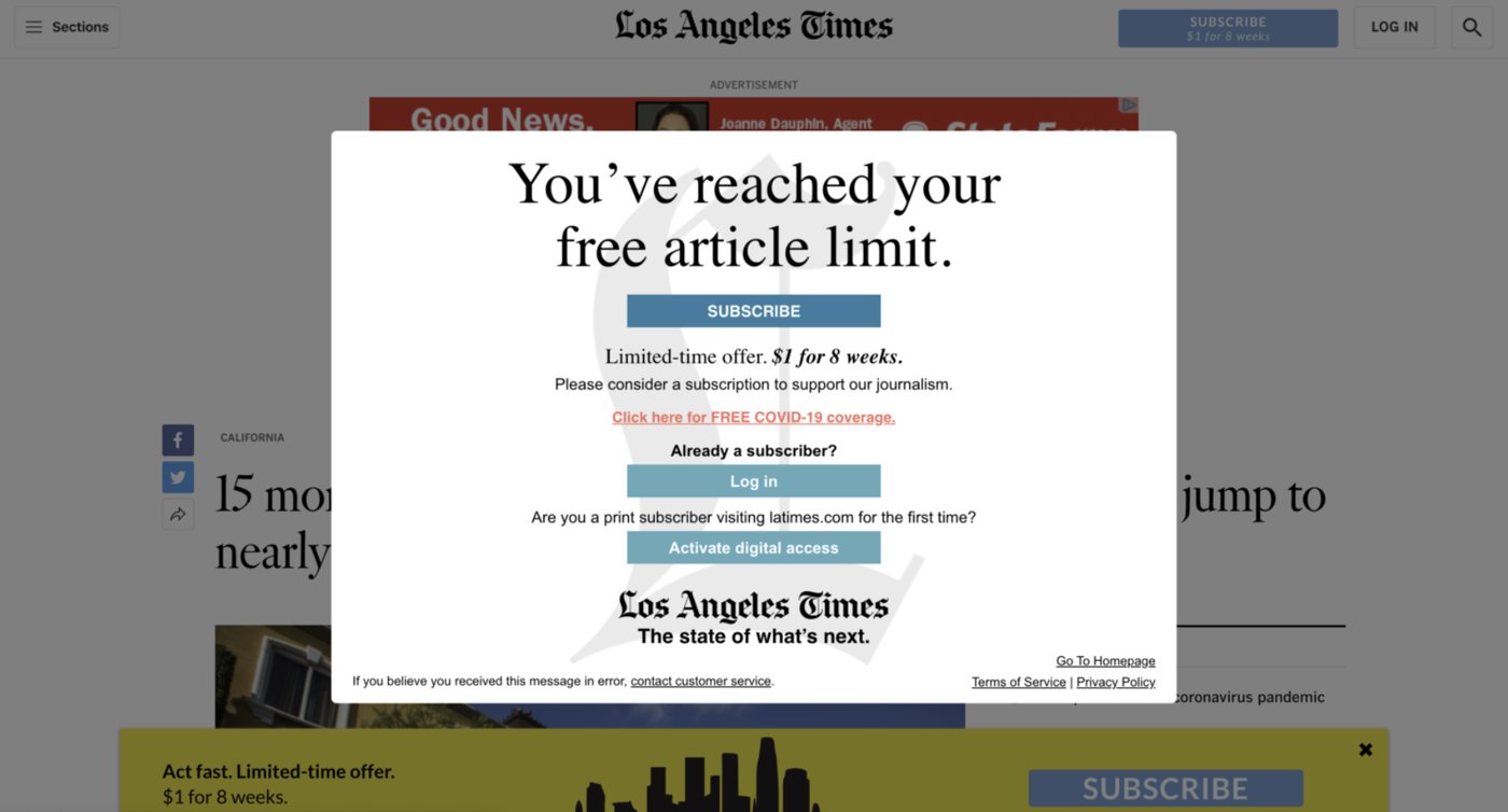 Why Do I Link To So Many Stories That Are Behind Paywalls?
