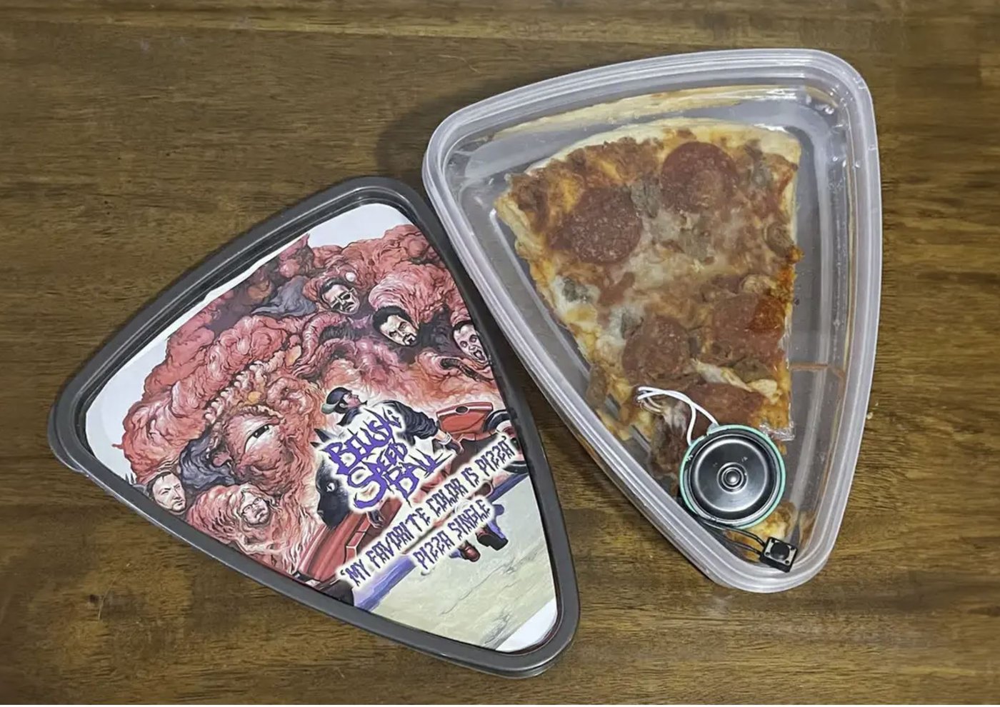 The First (And Maybe Last) Song Ever Released As A Slice of Pizza