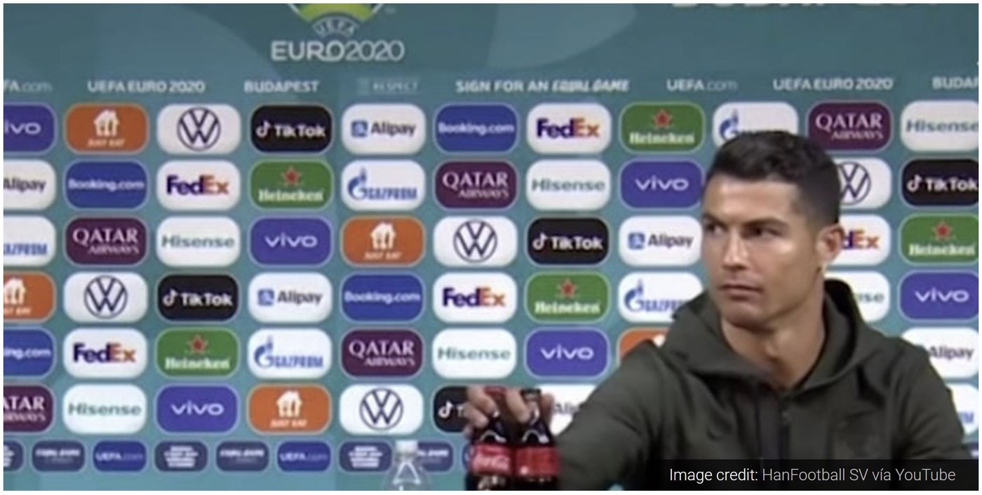 Is Cristiano Ronaldo Really To Blame For Coke's Big Stock Price Fall?