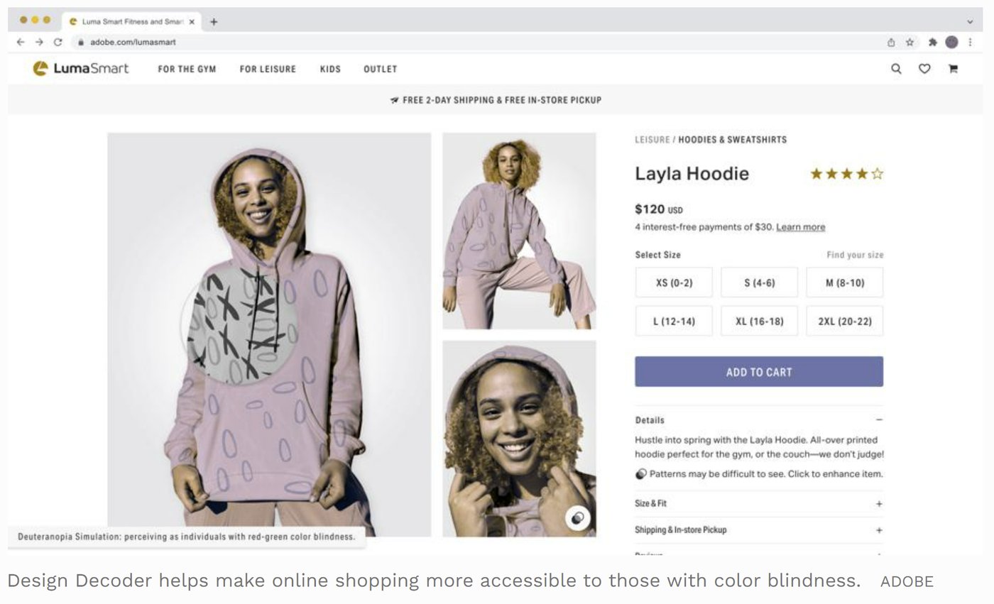 "Design Decoder" Software Makes Ecommerce Accessible For Color Blind