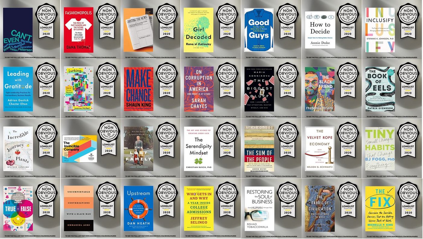 The Best Non-Fiction Books of the Year: The Non-Obvious Book Awards!
