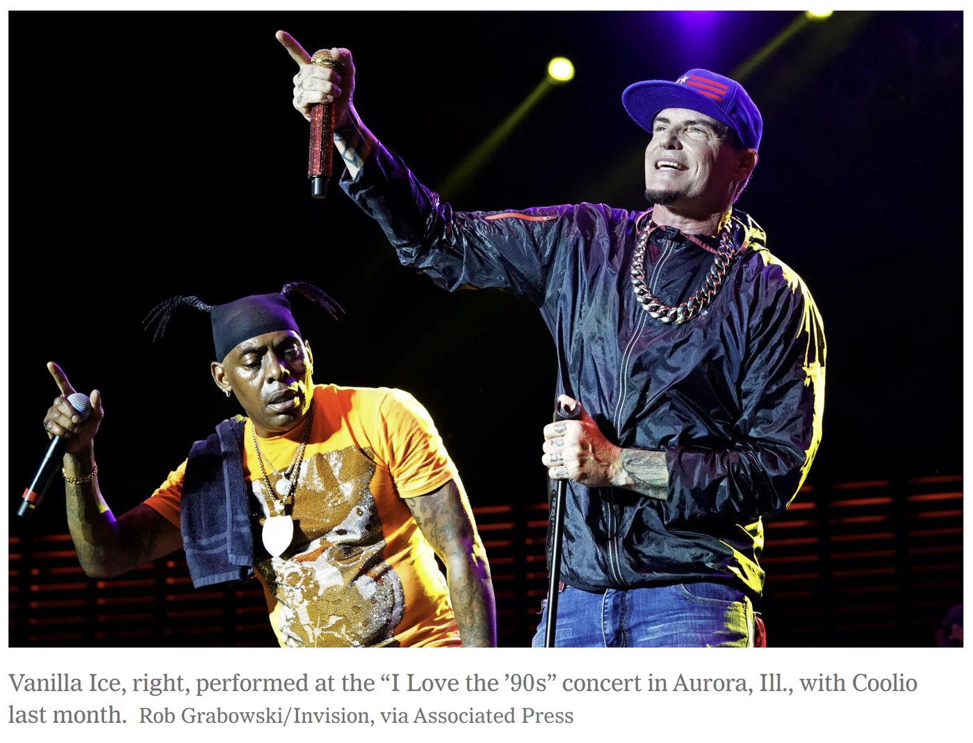 Can Vanilla Ice Lead a Comeback of the Nineties?