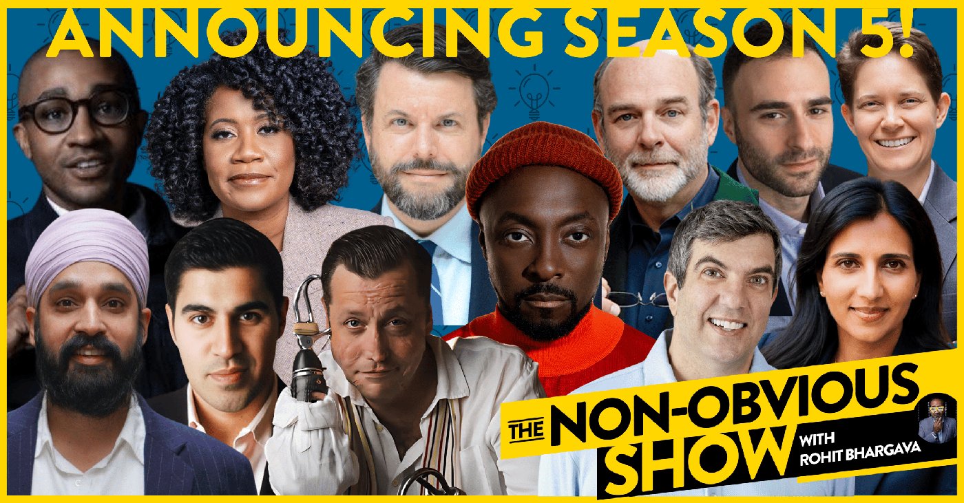 Season 5 of the Non-Obvious Show Podcast Is Now Live!