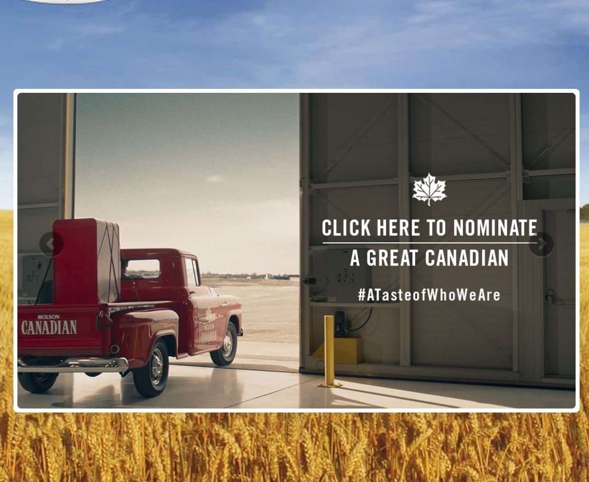 Molson Asks Canadians To Show Their Character