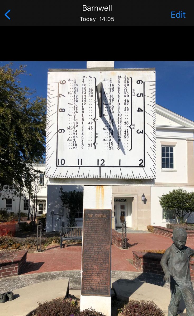 Vertical Dial — Barnwell