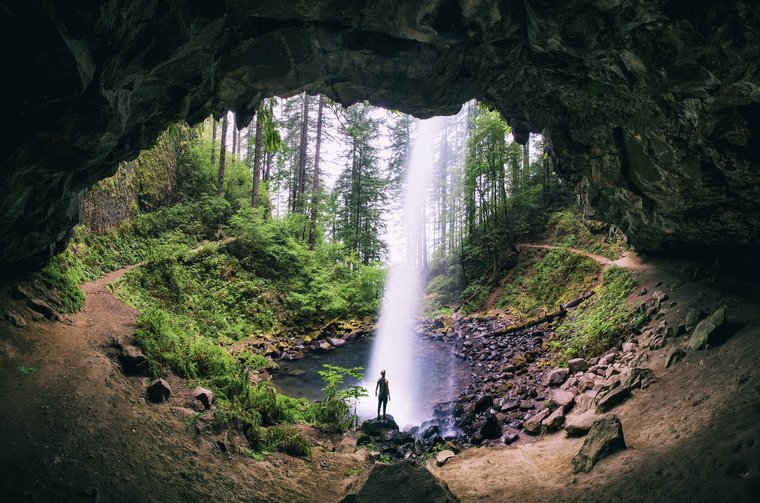 Walk-Behind Waterfalls